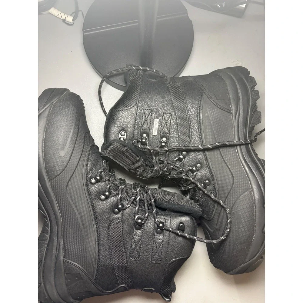Nortiv 8 Waterproof Insulated Winter Hiking Boots Mens 11 Black 600G